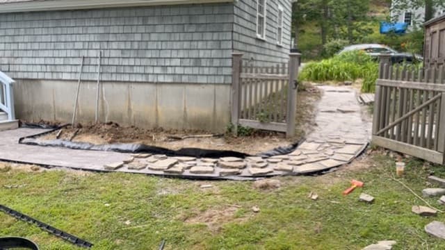 Natural Stone Walkway